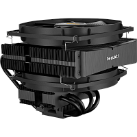 Кулер для процессора/ CPU Cooler be quiet! DARK ROCK TF 2 (230W, 4-pin PWM, 134mm, Al/ Cu, 6x6mm, 2x135mm, 60CFM, 27.1dBA, 1400RPM, S: 1851/ 1700/ 1200/ 20XX/ 115X, AM5/ AM4, black) (BK031)