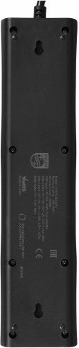 Сетевой фильтр Philips CHP4336BA/ 51 2м (3 розетки) черный (коробка) (CHP4336BA/51) фото 6