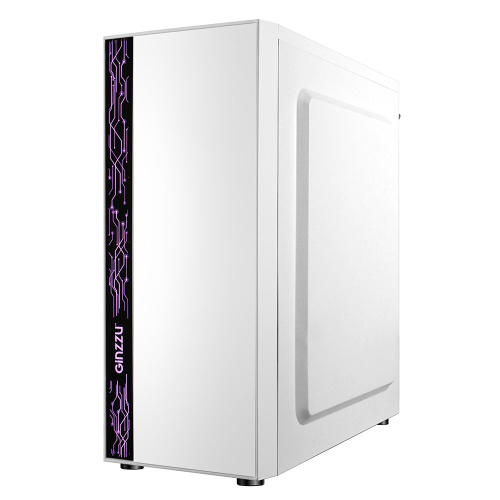 Ginzzu A390 White Window RGB подсветка 1*USB 3.0, 2*USB 2.0, AU фото 3