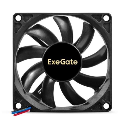 Exegate EX295233RUS Вентилятор 12В DC ExeGate ExtraSilent ES08015S2P (80x80x15 мм, Sleeve bearing (подшипник скольжения), 2pin, 1600RPM, 16,5dBA) фото 3