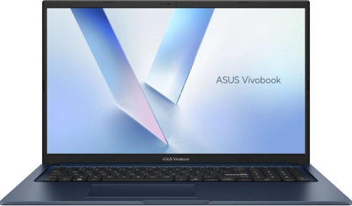 Ноутубук ASUS Vivobook 17 X1704MA-AU010 Intel Core 5 320/ DDR5 16GB/ 512GB SSD/ Intel Graphics 17.3 FHD (1920 x 1080) 16:9,WiFi 6+BT 5.3/ No OS/ Quiet Blue/ 2.10 kg (90NB17V2-M000Y0)
