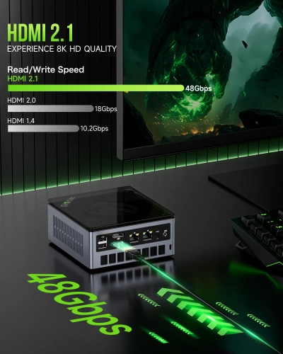 Мини ПК GMK Technology NucBox M7/6850H/16+512GB (AMD Ryzen 6850H) 16GB+512GB, Win 11 Pro фото 9