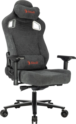 Кресло игровое A4Tech Bloody GC-660 серый искусственная замша (BLOODY GC-660 GREY)