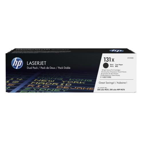 Kартридж HP 131X черный/ 2400 страниц, двойная упаковка (CF210XD)