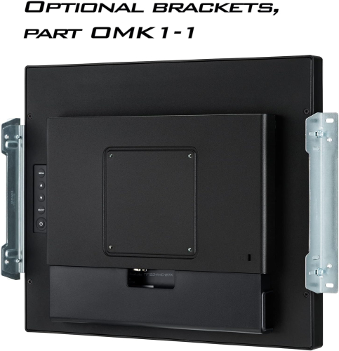 Монитор LCD 15' 1024x768 TN TOUCH, 250cd/ m2 H170°/ V160° VGA, DVI, HDMI Speakers,Black (TF1534MC-B7X) фото 4