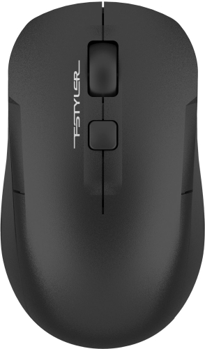 Мышь A4Tech Fstyler FG16C Air черный оптическая (2000dpi) беспроводная USB для ноутбука (3but) (FG16C AIR BLACK)