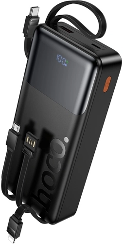 Мобильный аккумулятор Hoco J156A Founder 20000mAh QC3.0/PD3.0 22.5W 3A черный (62284)