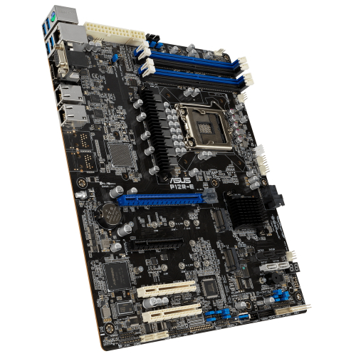 Asus P12R-E ATX {LGA 1200, 4x DDR4 DIMM (to 128GB ECC UDIMM), 6x USB 3.0 (4 rear), 8x SATA (4 in MiniSAS HD), 1x PCIE x16/x8, 1x PCIE x8, 1x PCIE x4, 2xM.2 22110, LAN 2x 1Gb, Video AST2600} (90SB0A90-M0UAY0)