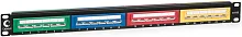 Патч-панель Cabeus PLCOL-24-Cat.5e-Dual 19" 1U 24xRJ45 кат.5E UTP