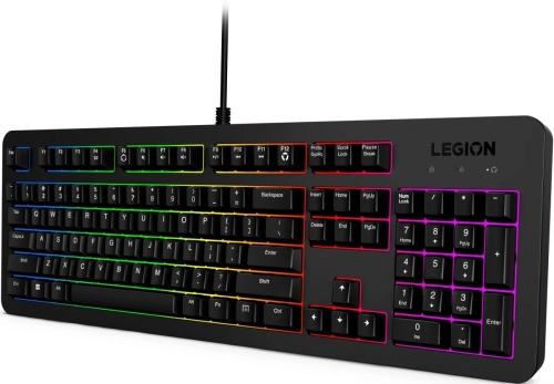 Клавиатура Lenovo Legion K310 RGB черный USB Multimedia for gamer LED (GY41N91872) кабель 1.8м фото 5