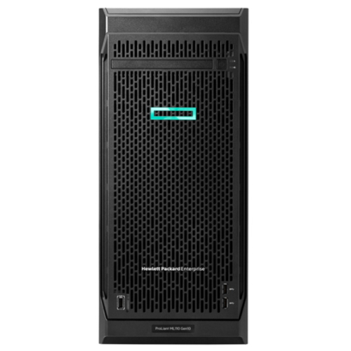 Сервер HPE ProLiant ML110 Gen10 4LFF, no:CPU, Mem, HDD, DVD, PSU, HS, 2NHPFan, S100i (SATAonly/RAID 0/1/5/10), iLOstd, 2x1GbEthEmb (872307-B21_BASE)