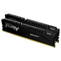 DDR 5 DIMM 64Gb PC51200, 6400Mhz, Kingston FURY Beast Black EXPO CL32 (Kit of 2) (KF564C32BBEK2-64)