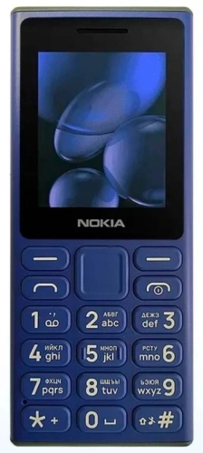 Мобильный телефон Nokia 108 DS TA-1627 голубой моноблок 2 126x160 Series 30+ GSM900/ 1800 Protect MP3 (SP01Z07Z1983Y)