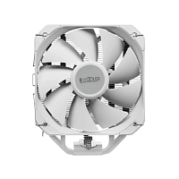 Кулер для процессора/ CPU Cooler PCCooler PALADIN 400 WH (200W, 4-pin PWM, 157mm, Al/Cu, 4x6mm, 1x130mm, 76.85CFM, 29dBA, 1600RPM, S: 1851/1700/1200/115X, AM5/AM4, white)