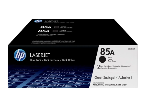Картридж лазерный HP 85A CE285AD черный двойная упак. (3200стр.) для HP LJ P1102/ P1102w