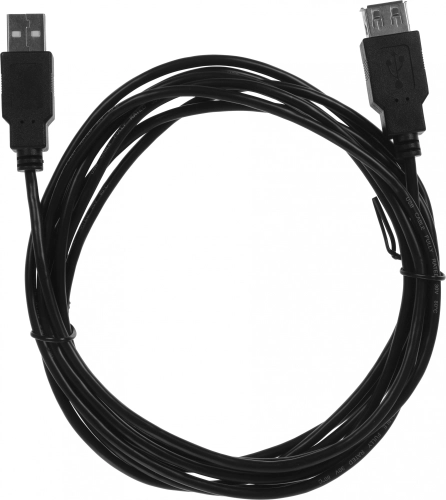 Кабель-удлинитель KingPrice KP-AmAf-v2-3m USB A(m) USB A(f) 3м черный фото 2