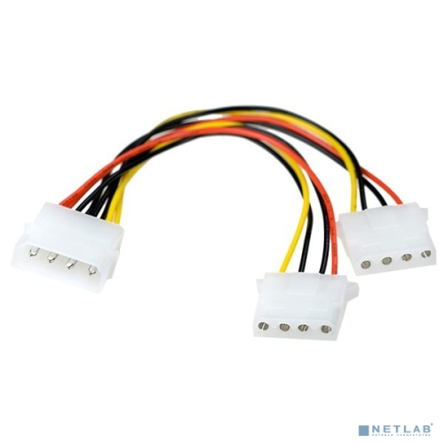 Exegate EX261530RUS Разветвитель питания IDE-устройств Molex (IDE) в 2*Molex (IDE), 15см