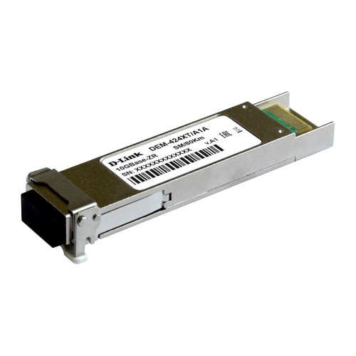 Трансивер/ DEM-424XT XFP Transceiver, 10GBase-ZR, Duplex LC, 1550nm, Single-mode, 80KM