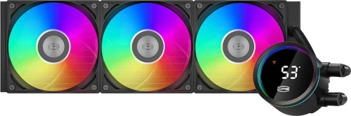 Система водяного охлаждения PcCooler DA360 Pro Digital BK ARGB Soc-AM5/ AM4/ 1200/ 1700/ 1851 черный 4-pin Al LCD 300W Ret (DA360PRO-BKAWXL-GL) фото 7