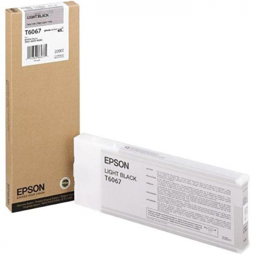 Картридж Epson T6069, светло-серый, повышенной емкости, 220 мл., для Stylus Pro 4880 (C13T606900)