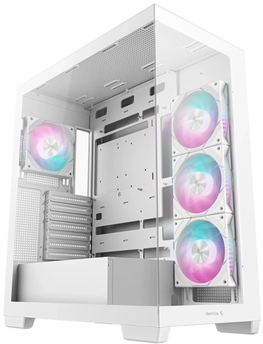 Корпус Deepcool CG580 4F WH белый без БП ATX 8x120mm 3x140mm 1xUSB3.0 audio bott PSU (R-CG580-WHNDA0-G-1)