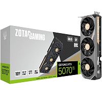 Видеокарта Zotac PCI-E 4.0 RTX 5070 Ti SOLID SFF OC NVIDIA GeForce RTX 5070TI 16Gb 256bit GDDR7 2482/ 28000 HDMIx1 DPx3 HDCP Ret (ZT-B50710J3-10P)