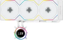 Система водяного охлаждения Lian-Li HydroShift II LCD-C 360TL ARGB Soc-AM5/AM4/1700/1851 белый 4-pin 33dB Al+Cu LCD Ret (G89.GHS2LCD36TW.R0)