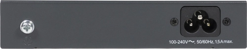 Коммутатор/ Unmanaged Switch 4x1000Base-T PoE, 1x1000Base-T, PoE Budget 60W, Long-range PoE up to 250m, metal case (OS2205P/60W/A1A) фото 3