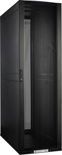 Шкаф LANMASTER DCS 42U 600x1070 мм, с перфорированными дверьми, без боковых панелей, черный LAN-DC-CBP-42Ux6x10, 2 ЧАСТИ