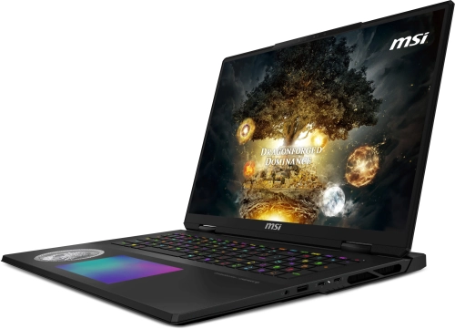 Ноутбук MSI Titan 18 HX Dragon Edition Draco A2WJ (9S7-1824D6-1251) Ноутбук MSI Titan 18 HX Dragon Edition Draco A2WJ Ultra9 290HX 18 16:10 UHD+ (3840x2400)240Hz DDR5 96GB (48GB*2),4TB SSD (2TB+2TB),NV RTX 5090 (24GB GDDR7),99Whr,3,6kg,2y,Win11Home, (9S7-1824D6-1251) фото 2