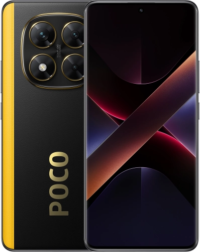 Смартфон Xiaomi Poco X7 5G 512Gb 12Gb черный/ желтый моноблок 3G 4G 2Sim 6.67