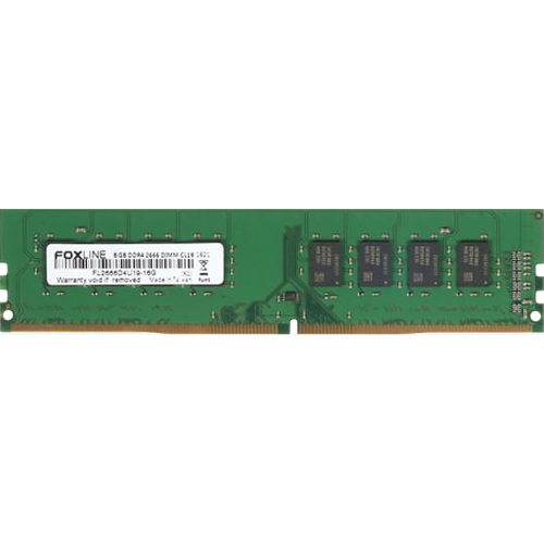 Память оперативная/ Foxline DIMM 8GB 2666 DDR4 CL19 (FL2666D4U19-8GSI)