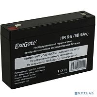 Exegate EX285851RUS Аккумуляторная батарея HR 6-9 (6V 9Ah 634W, клеммы F1)