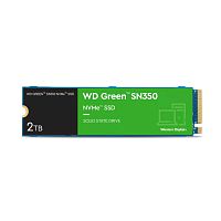 Твердотельный накопитель SSD 2TB Western Digital Green SN350 M2.2280 QLC NVMe (WDS200T3G0C)