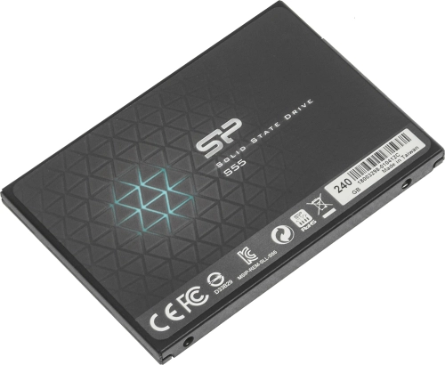 Твердотельный накопитель SSD Silicon Power Slim S55 240Gb SATA-III 2,5”/ 7мм SP240GBSS3S55S25