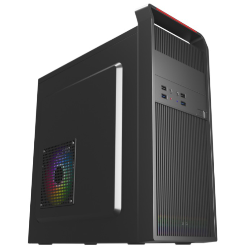 Корпус для ПК ACD Coffre 102N mATX, Black, 80mm rear FAN, w/ o PSU (MO-TC600-000)