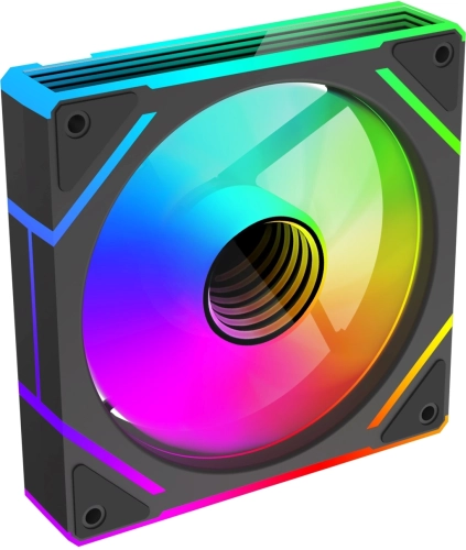 Вентилятор для корпуса Bloody BD-CF120ARGB2 LCD ARGB 120х120x25 черный 4-pin 26дБ (BD-CF120ARGB2-BK) Ret фото 6