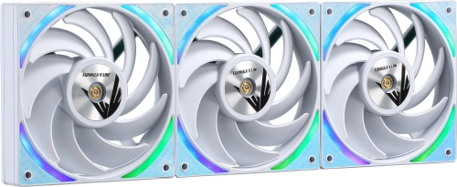 Вентилятор для корпуса Formula Air Bridge Plus ARGB 120х120x25 белый 4-pin 27.2дБ (упак.:3шт) (AIR BRIDGE PLUS WH) Ret фото 2