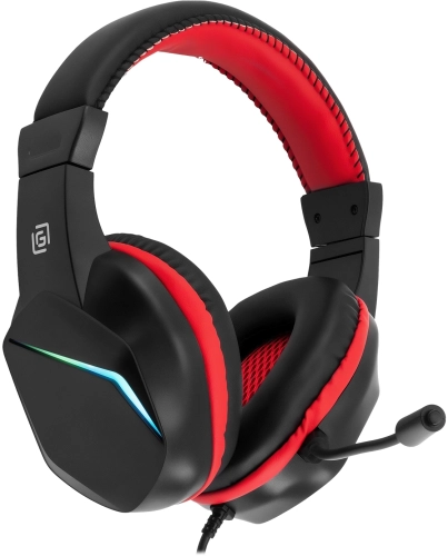 Наушники с микрофоном Оклик HS-L335G черный 2.2м мониторные USB оголовье (1972582) фото 11