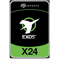 Жесткий диск/ HDD Seagate SAS 24Tb Exos X24 7200 512Mb 1 year warranty (ST24000NM007H)