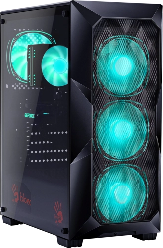 Компьютер Bloody BD-PC RB55C1 MT Ryzen 5 5600X (3.7) 32Gb SSD1Tb RTX4060 8Gb Windows 11 Home GbitEth 500W черный (RUS) (2107186) фото 3