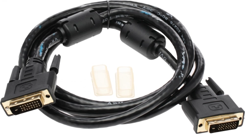 Кабель Buro DVI-D (m) DVI-D (m) 1.8м феррит.кольца (817237) (817237#MLN)