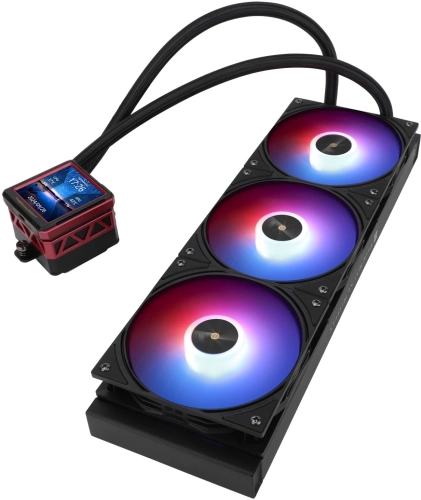 Система водяного охлаждения Thermalright Frozen Warframe ULTRA 360 ARGB Soc-AM5/AM4/1151/1200/2066/2011/1700 черный 4-pin 29.6dB Al LCD Ret (F-WFRAME-ULT-360-BL-ARGB) фото 9