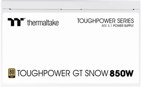 Блок питания Thermaltake ATX 850W Toughpower GT Gen.5 SNOW 80+ gold (20+4pin) APFC 140mm fan 9xSATA Cab Manag RTL (PS-TPT-0850FNFAGE-W) фото 7