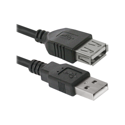 Defender USB кабель USB02-06 USB2.0 AM-AF, 1.8м (87456)