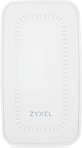 Точка доступа Zyxel NebulaFlex Pro WAX300H, WiFi 6, 802.11a/ b/ g/ n/ ac/ ax (2,4 и 5 ГГц), MU-MIMO, настенная, антенны 2x2, до 575+2400 Мбит/ с, 4xLAN GE (1x PoE out), защита от 3G/ 4G, PoE only (WAX300H-EU0101F)