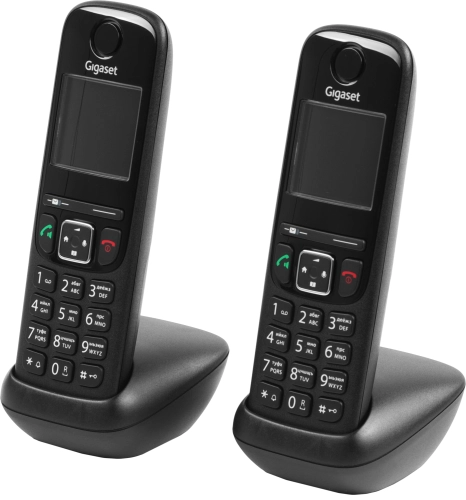 Р/ Телефон Dect Gigaset AS690A Trio черный (труб. в компл.:3шт) автооветчик АОН (L36852-H2836-M211) фото 3