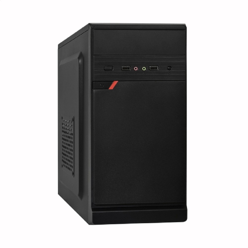Exegate EX283056RUS Корпус Minitower ExeGate BAA-106 Black, mATX, , 2*USB, Audio