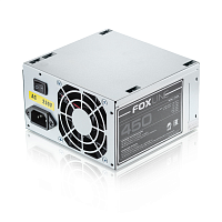 Power Supply Foxline, 450W, ATX, NOPFC, 80FAN, 2xSATA, 2xPATA, 1xFDD, 24+4 (FZ450)