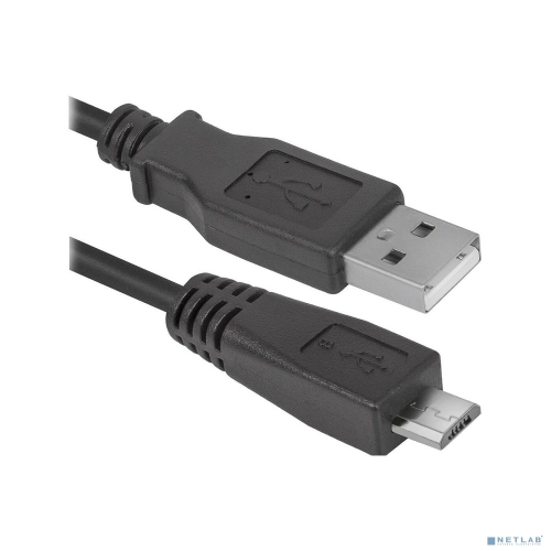 Defender USB08-06 USB 2.0 кабель для соед. USB 2.0 AM-MicroBM,1.8м, PolyBag (87459)